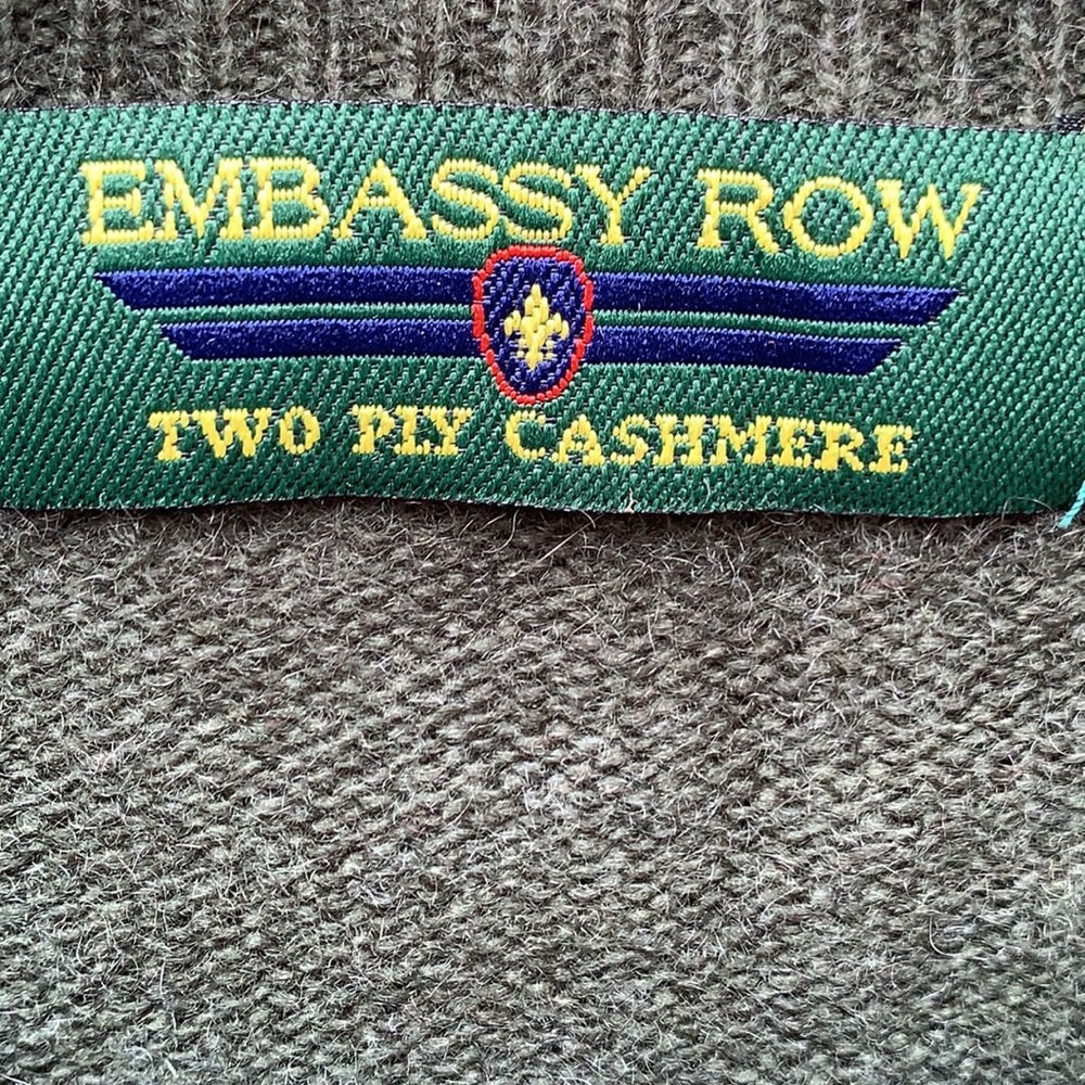 Embassy Row Medium 2-Ply Cashmere Crew!! - image 2